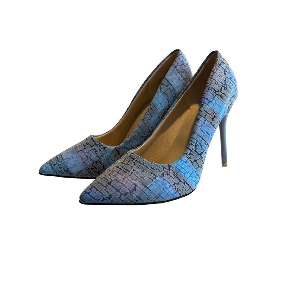 Blue Pointytoeheelsbywenfun